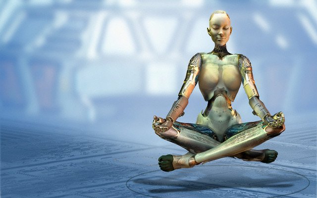 Meditating Robot