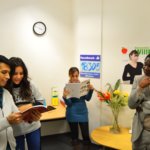 Alunos na escola de Idiomas