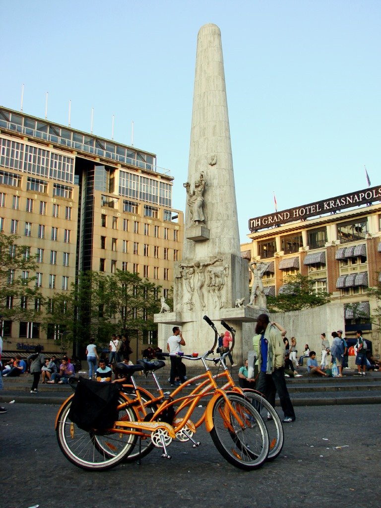 Dam Square centro de Amsterdam. Foto: Flavio Pimentel