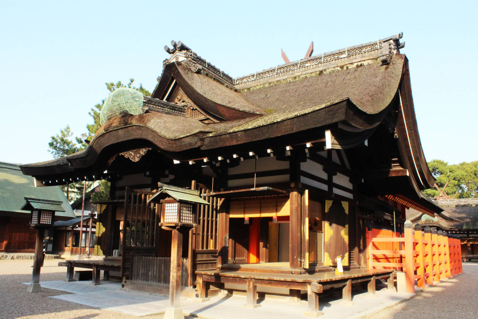 Templo de Sumiyoshi Taisha. Foto: @James Gochenouer