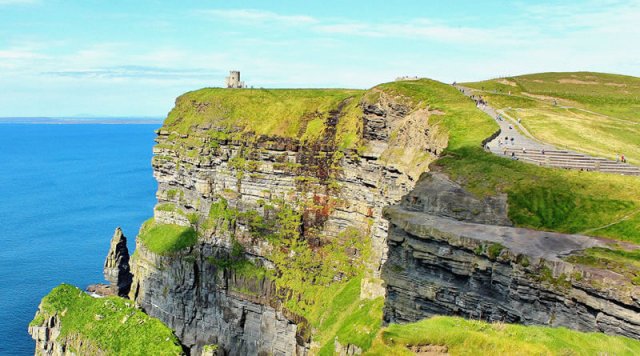 Cliffs of Moher- Burren, na Irlanda