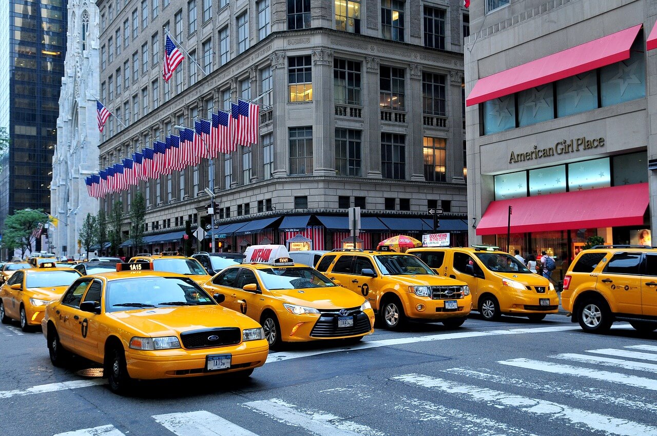 Transporte em New York, explicamos para você como funciona. Manhattan Táxi